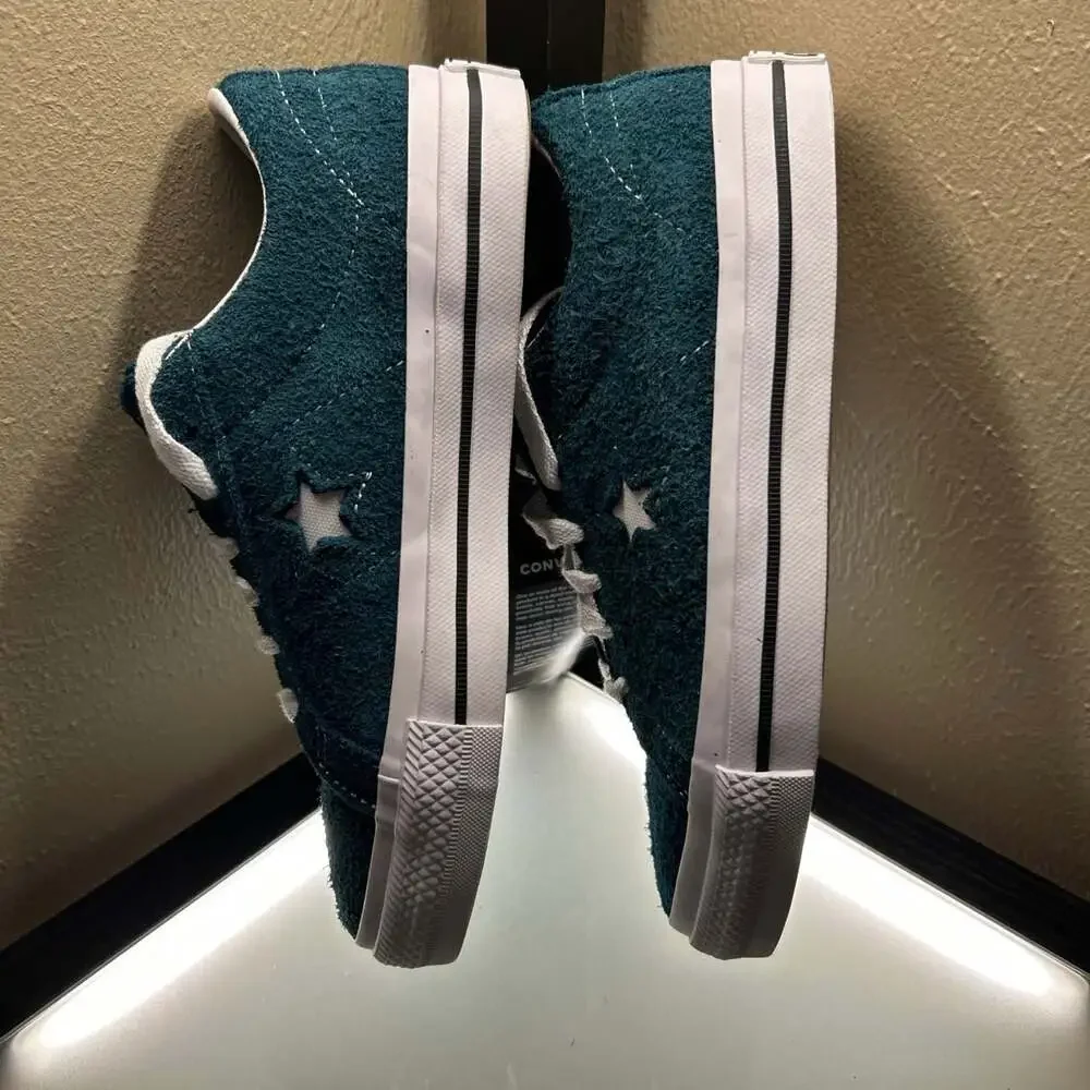 Converse CONS One Star Pro Ox Vintage Suede Midnight Turquoise - Picture 3 of 8